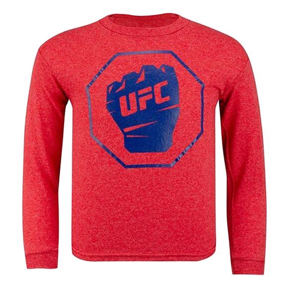 UFC Boys Fist Inside Logo Graphic T-Shirt, Red, NWT - Picture 1 of 1